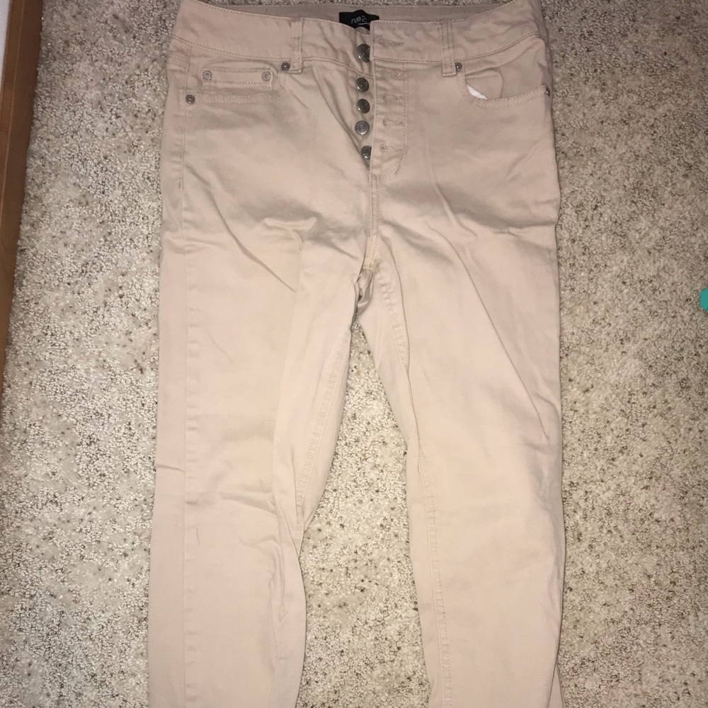 High waist skinny pants